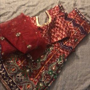Complete Indian choli outfit